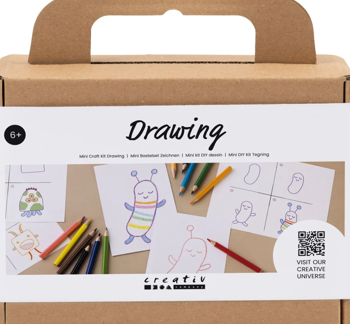 New creativ company Mini Kreativset Zeichnen "Monster"