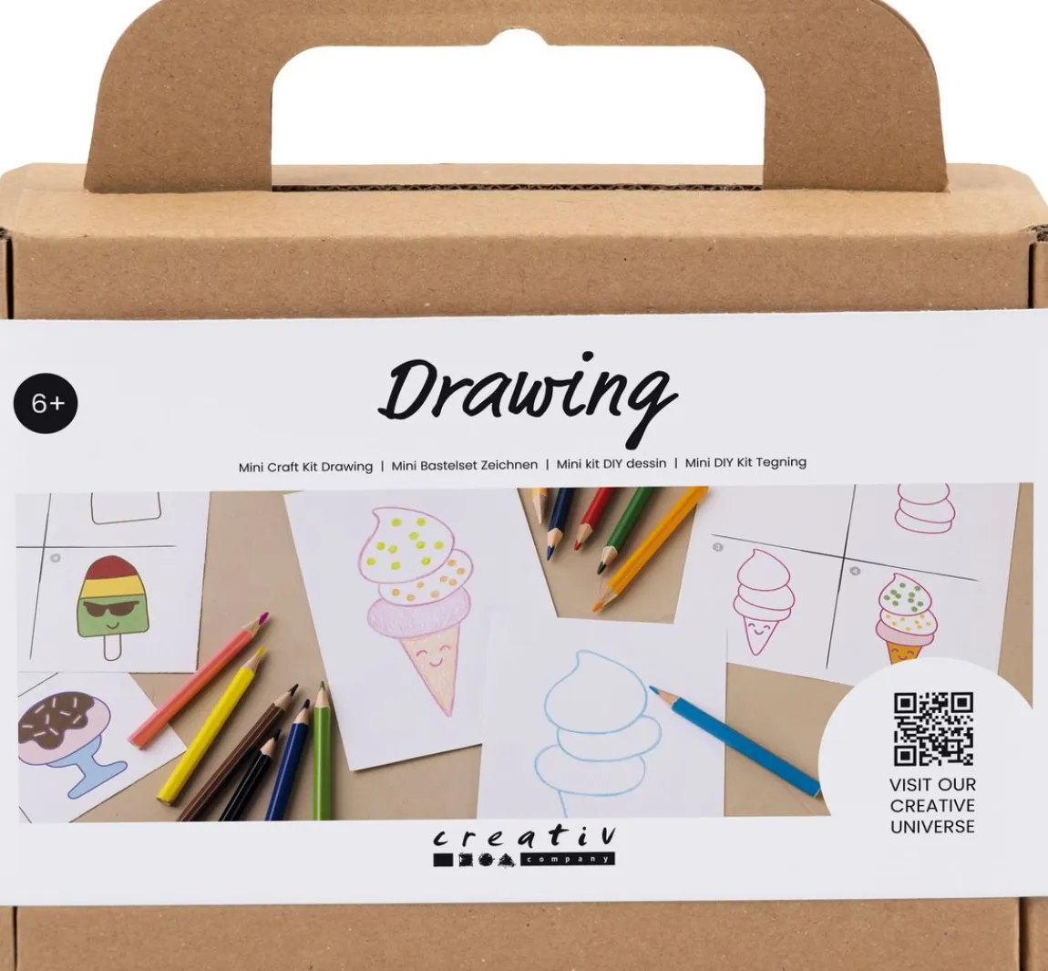 Discount creativ company Mini Kreativset Zeichnen "Süße Sachen"