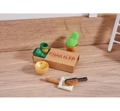 HobbyFun Miniatur Besen und Schaufel