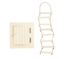 Outlet creativ company Miniatur Dachluke und Strickleiter