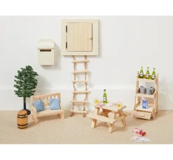 Outlet creativ company Miniatur Dachluke und Strickleiter