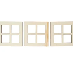 HobbyFun Miniatur Fenster quadratisch "schmale Tiefe"