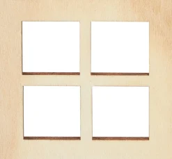 HobbyFun Miniatur Fenster quadratisch "schmale Tiefe"