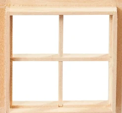 Discount HobbyFun Miniatur Fenster quadratisch "breite Tiefe"