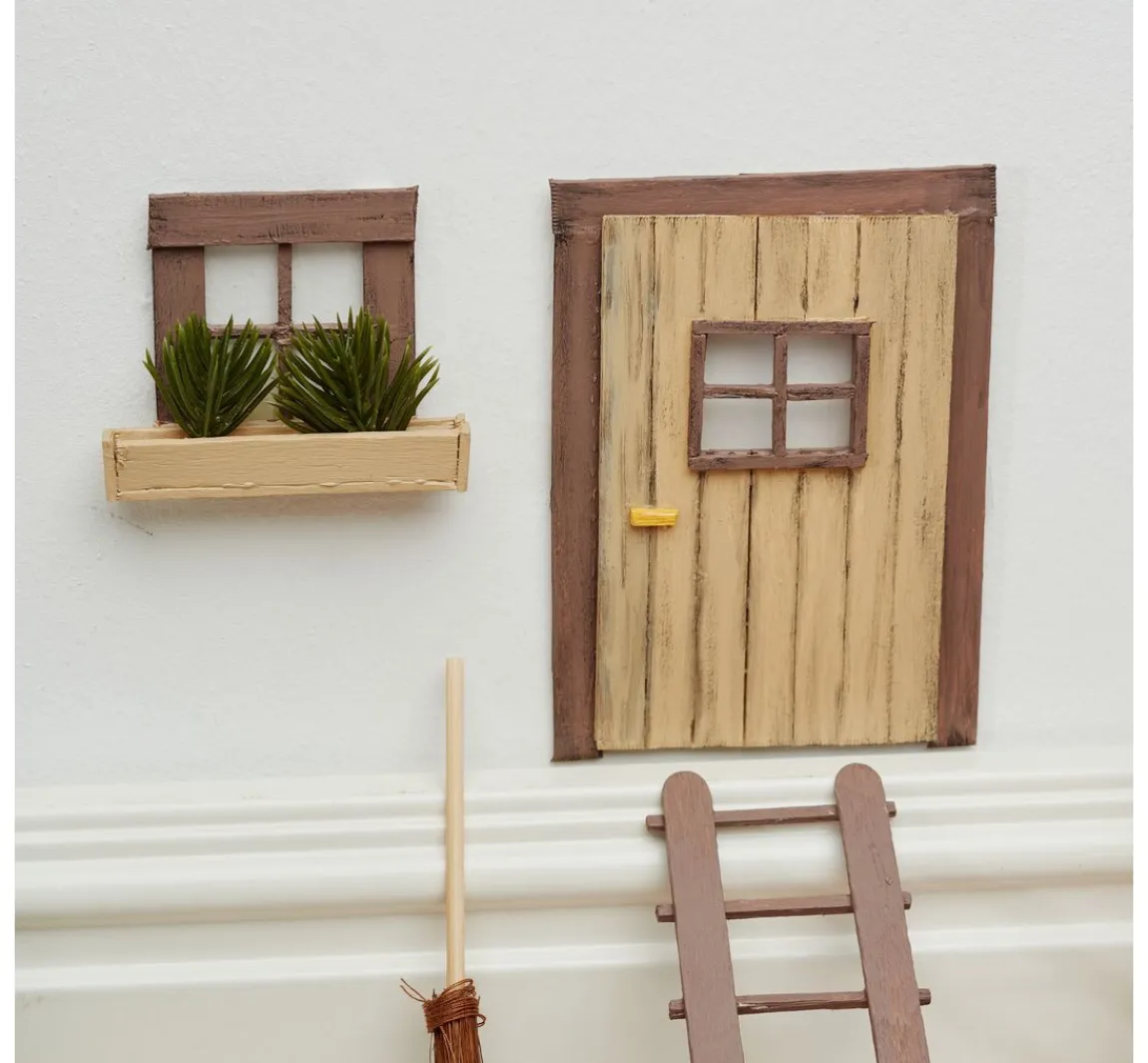 Discount HobbyFun Miniatur Fenster quadratisch "breite Tiefe"