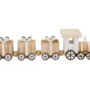 Hot ohne Marke Miniatur Holz-Eisenbahn, mit 3 Geschenke-Waggons