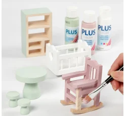Online creativ company Miniatur Schaukelstuhl