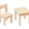 Clearance HobbyFun Miniatur Set "Tisch & Stuhl"