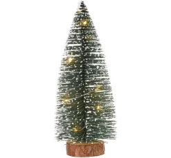 Hot HobbyFun Miniatur Tanne mit LED Beleuchtung, 20 cm