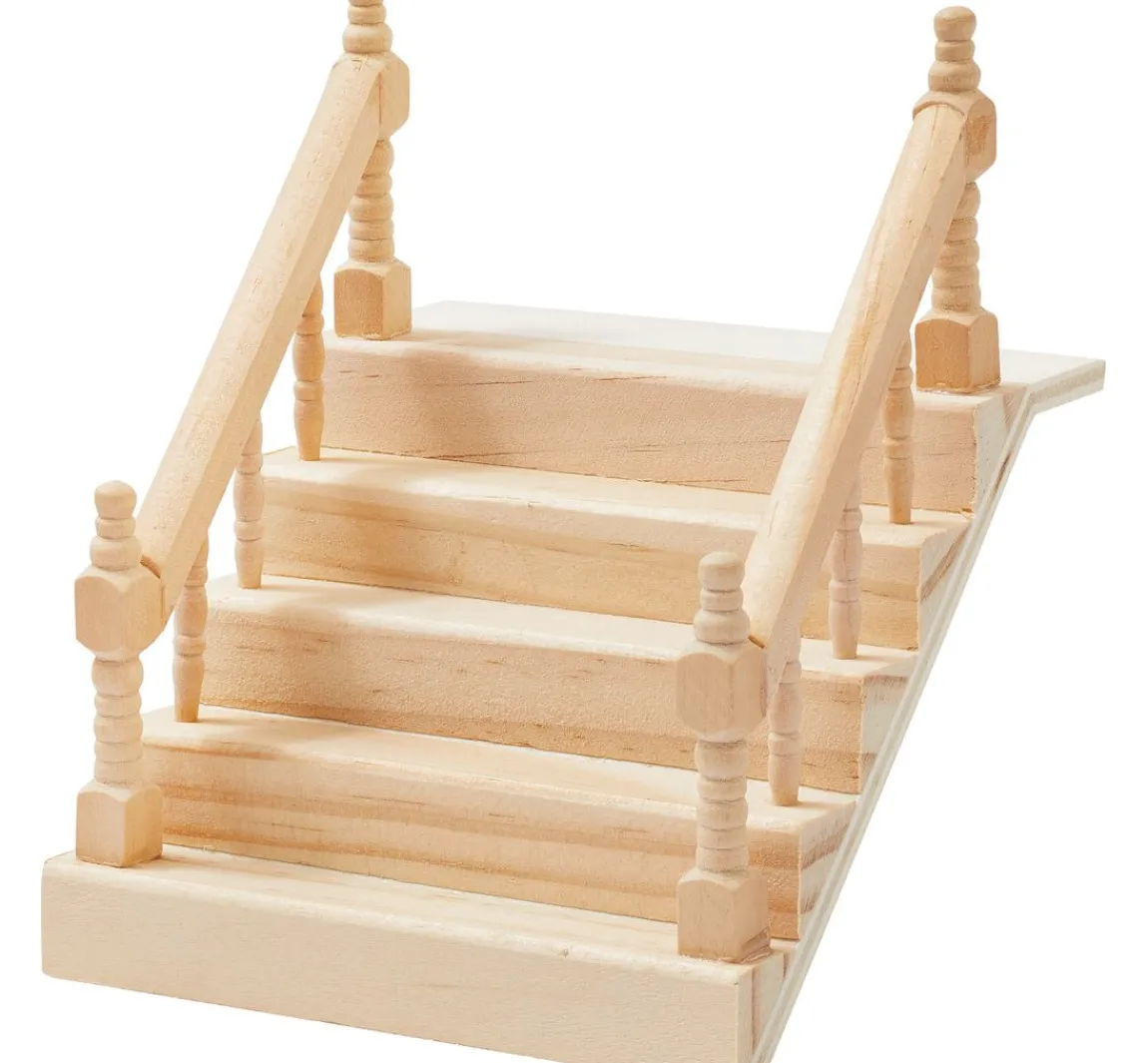 Clearance HobbyFun Miniatur Treppe mit Handlauf