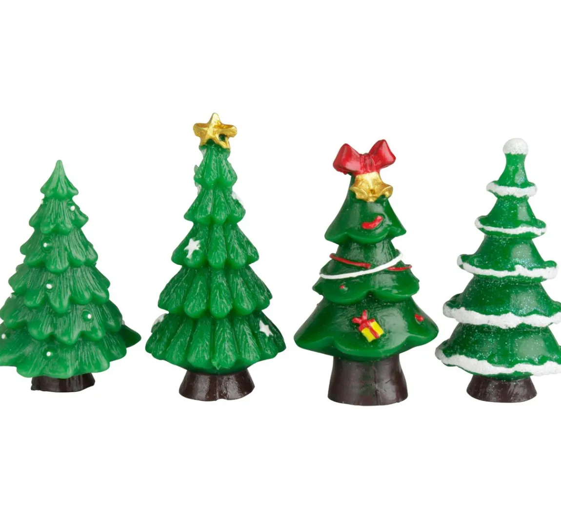 New ohne Marke Miniatur Weihnachtsbäume "Winter World"