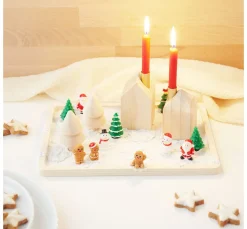 New ohne Marke Miniatur Weihnachtsbäume "Winter World"