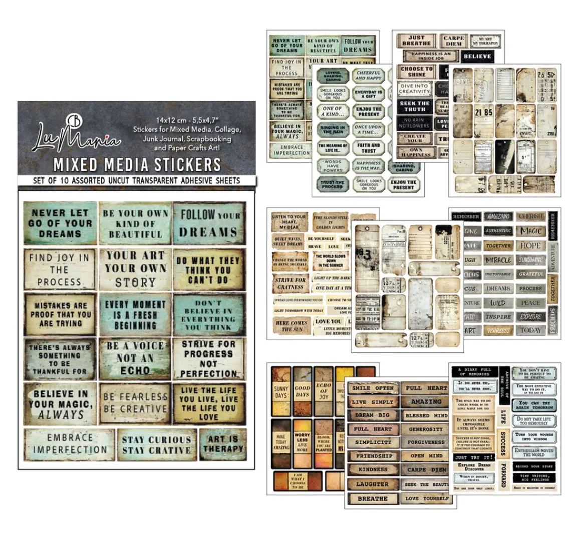 Ciao Bella Mixed Media Sticker Set