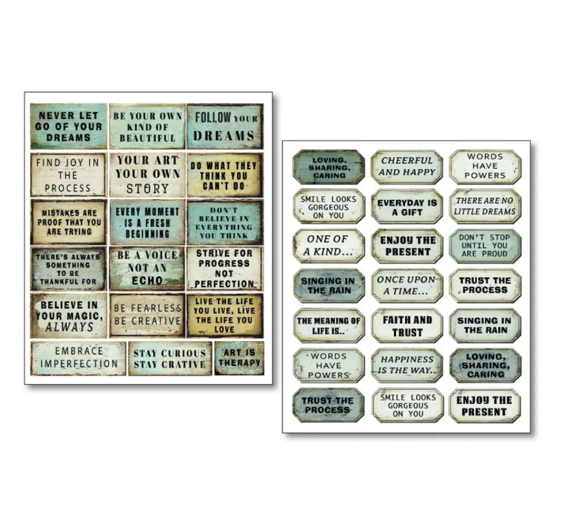 Ciao Bella Mixed Media Sticker Set