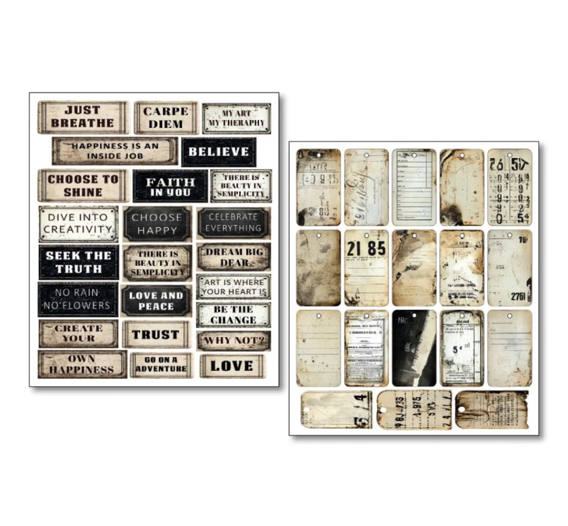 Ciao Bella Mixed Media Sticker Set