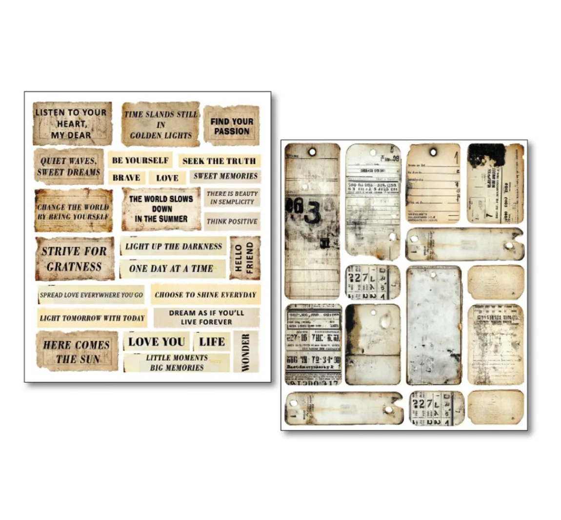 Ciao Bella Mixed Media Sticker Set