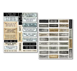 Ciao Bella Mixed Media Sticker Set