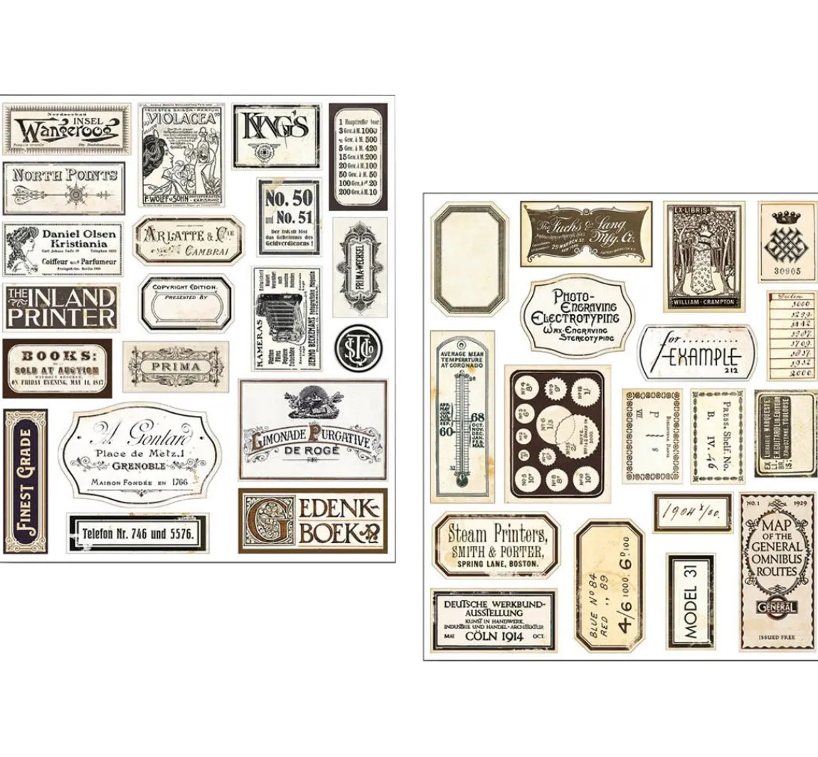 Ciao Bella Mixed Media Sticker Set