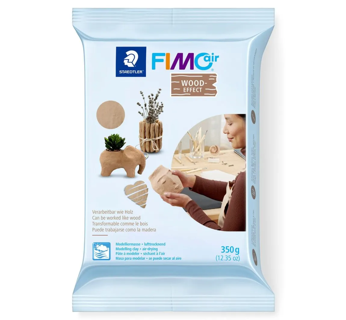 New FIMO Modelliermasse "air Wood-Effect"