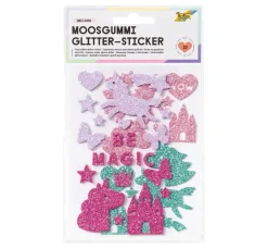 Clearance folia Moosgummi Glitter-Sticker