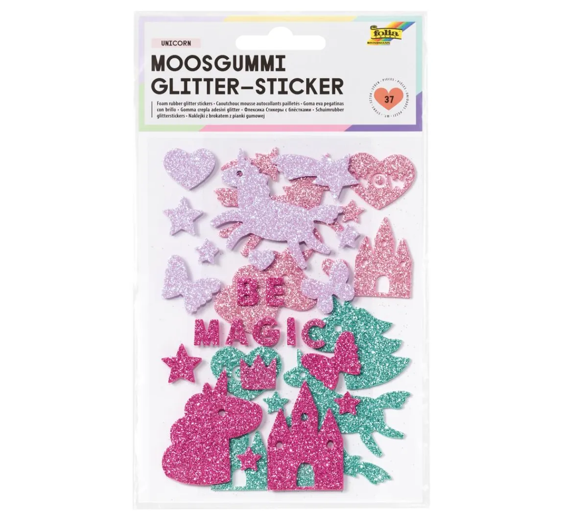Clearance folia Moosgummi Glitter-Sticker