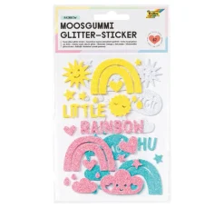 Clearance folia Moosgummi Glitter-Sticker