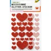 Hot folia Moosgummi Glitter-Sticker