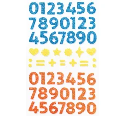 Hot folia Moosgummi Glitter-Sticker