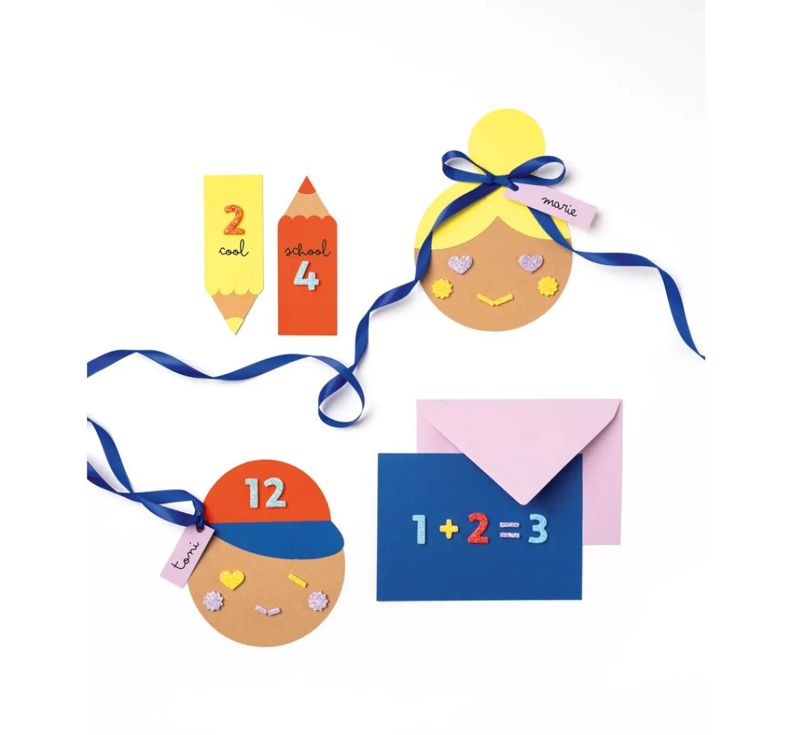 Hot folia Moosgummi Glitter-Sticker