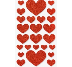 Hot folia Moosgummi Glitter-Sticker