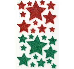 Hot folia Moosgummi Glitter-Sticker