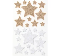 Hot folia Moosgummi Glitter-Sticker