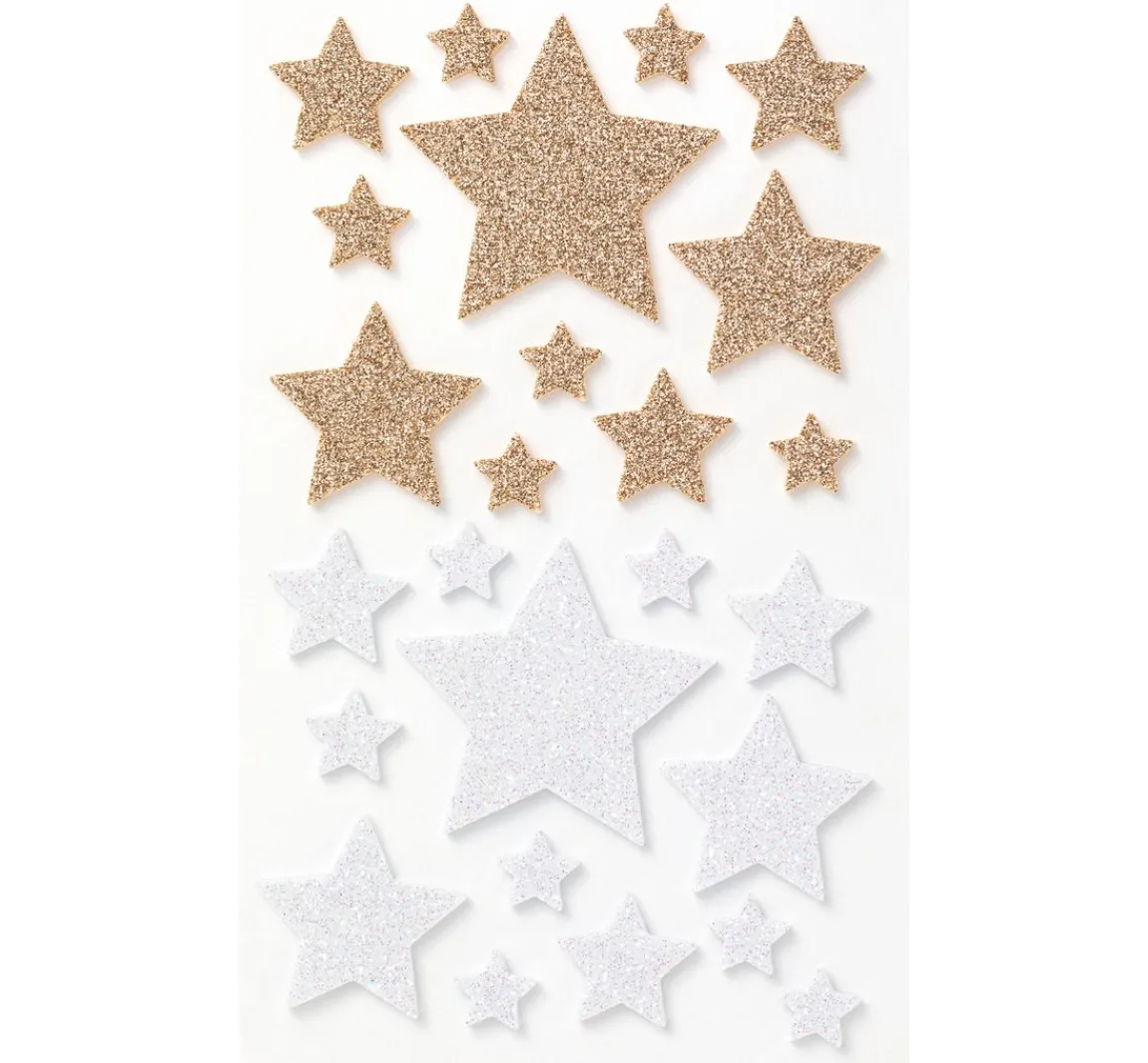 Hot folia Moosgummi Glitter-Sticker