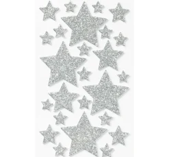 Hot folia Moosgummi Glitter-Sticker