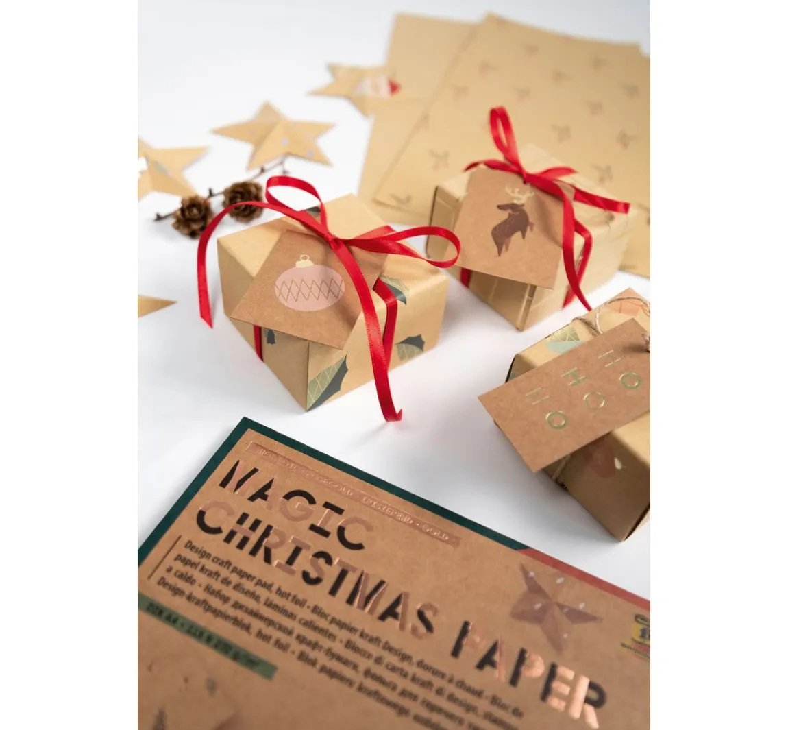 Clearance folia Motivblock "Kraftpapier Xmas"