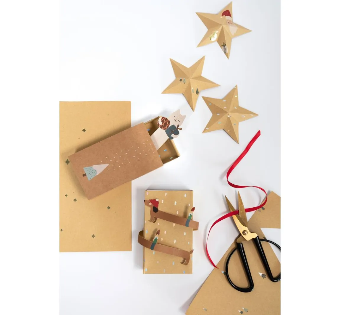 Clearance folia Motivblock "Kraftpapier Xmas"