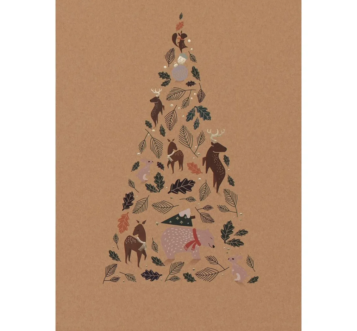 Clearance folia Motivblock "Kraftpapier Xmas"