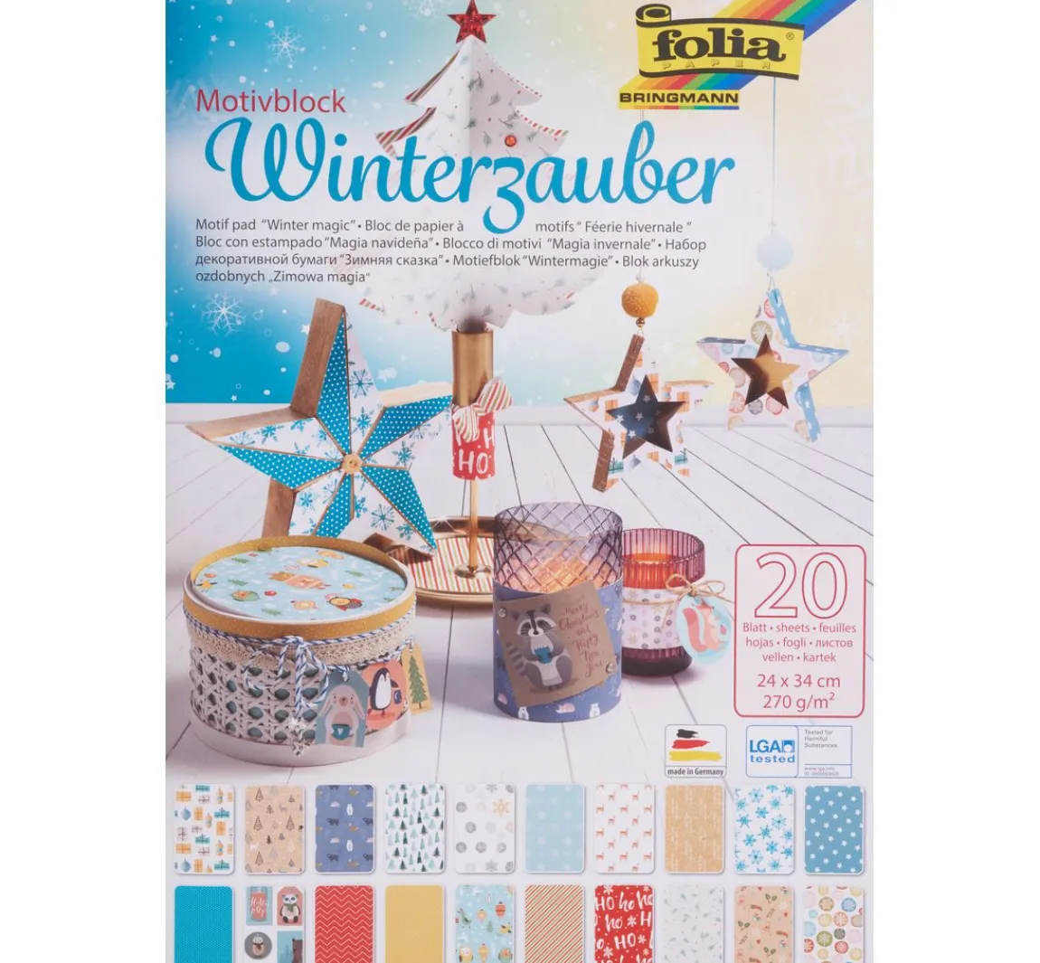 folia Motivblock "Winterzauber"