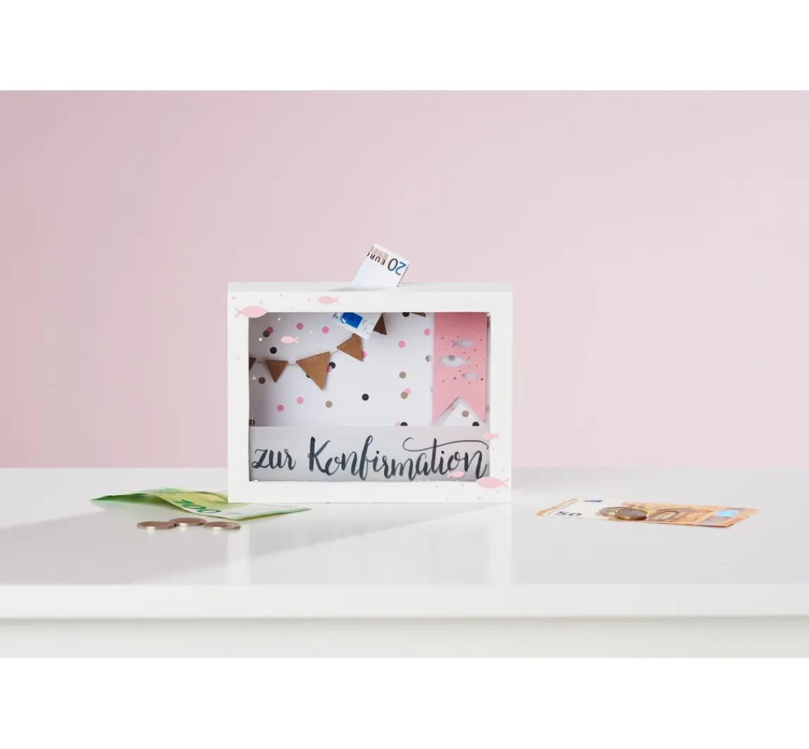 Outlet MarpaJansen Motivkarton "Punkte rosa"