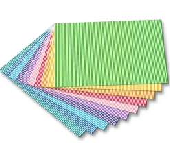 Outlet folia Motivkarton "Streifen, klein"