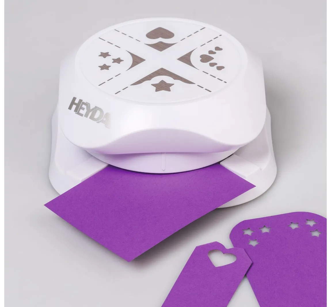 New Heyda Motivstanzer "4-Eck"
