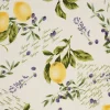 Outlet VBS Marktplatz Motiv-Stoff Leinenoptik "Citrus"