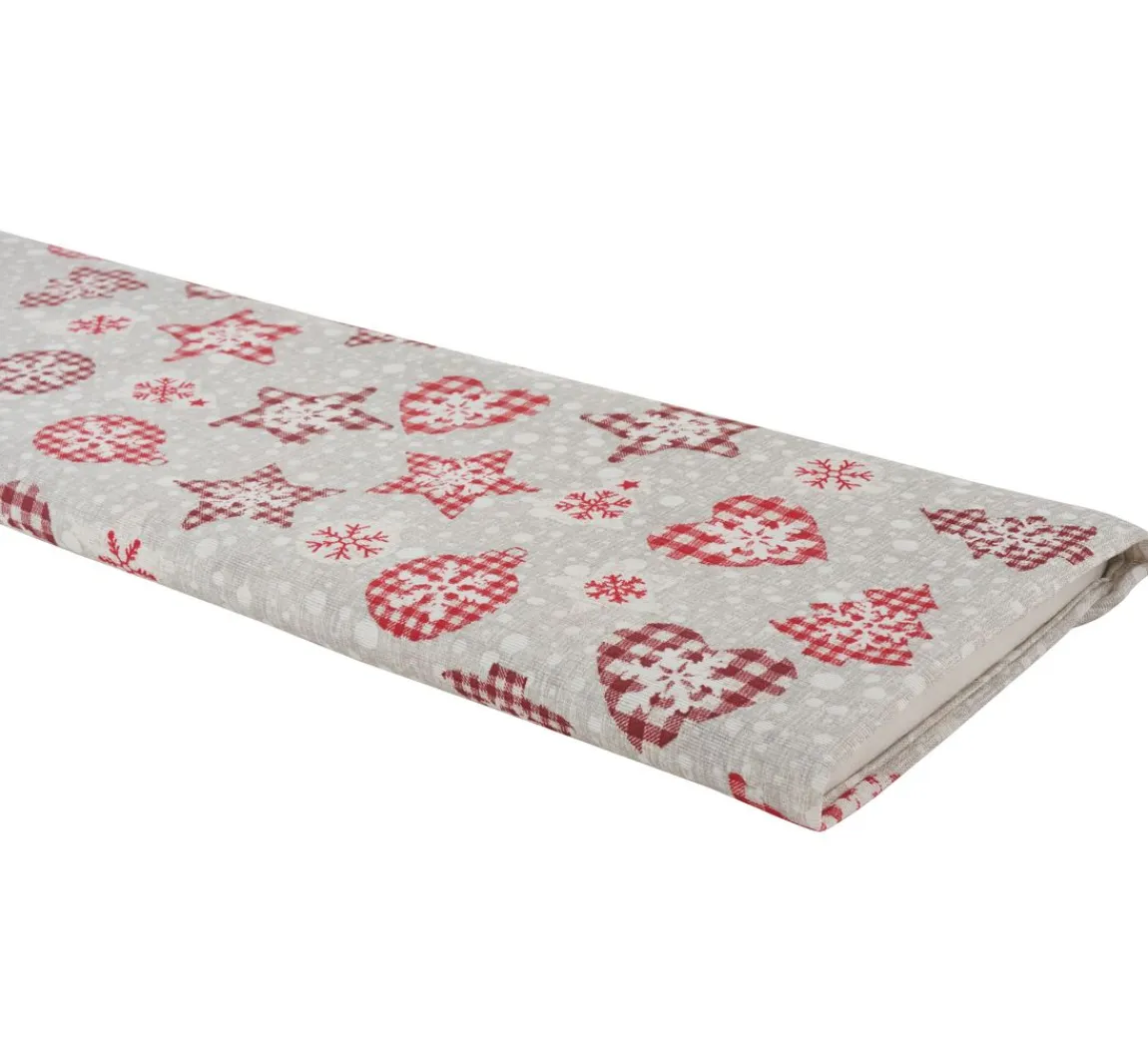 Outlet VBS Marktplatz Motiv-Stoff Leinenoptik "Country Christmas"