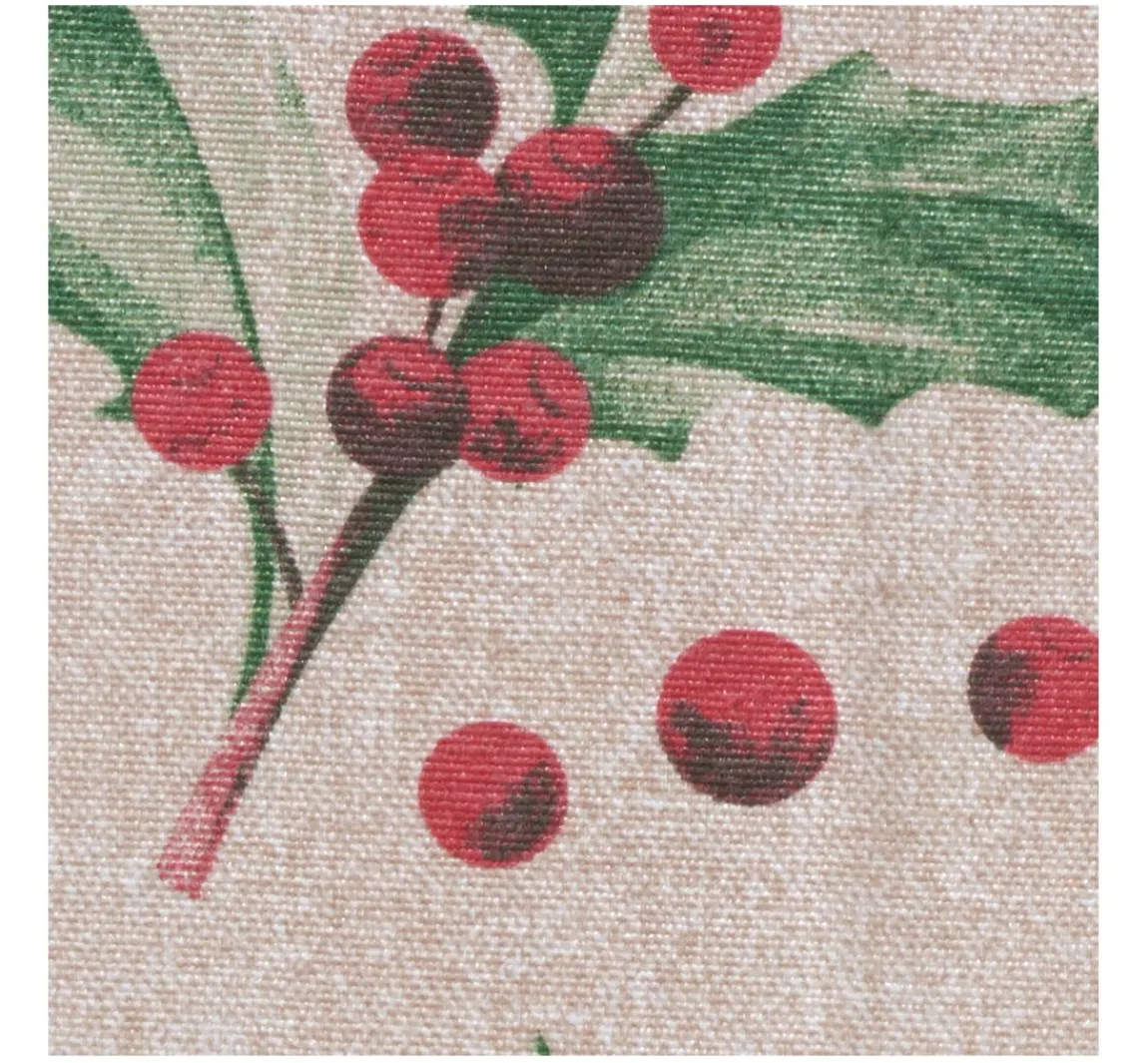 Outlet VBS Marktplatz Motiv-Stoff Leinenoptik "Ilex"