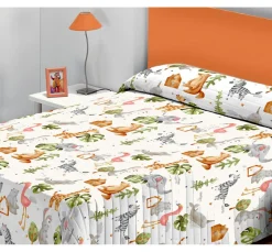 Outlet VBS Marktplatz Motiv-Stoff Leinenoptik