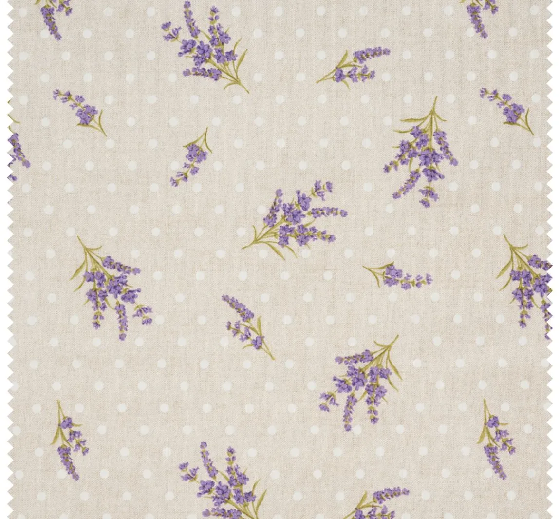 Discount VBS Marktplatz Motiv-Stoff Leinenoptik "Provence"