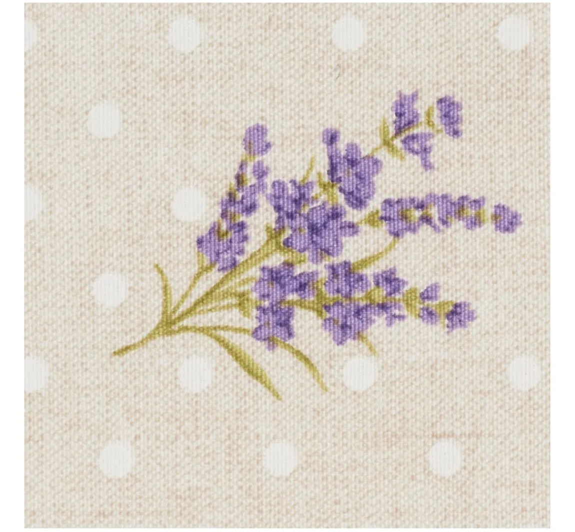 Discount VBS Marktplatz Motiv-Stoff Leinenoptik "Provence"