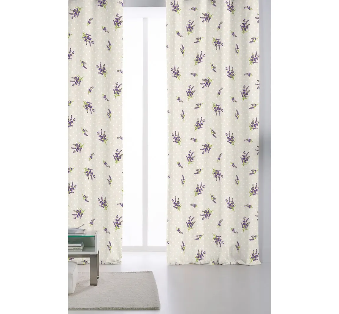 Discount VBS Marktplatz Motiv-Stoff Leinenoptik "Provence"