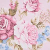 Clearance VBS Marktplatz Motiv-Stoff Leinenoptik "Rakel-Rose"