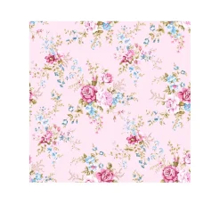 Clearance VBS Marktplatz Motiv-Stoff Leinenoptik "Rakel-Rose"